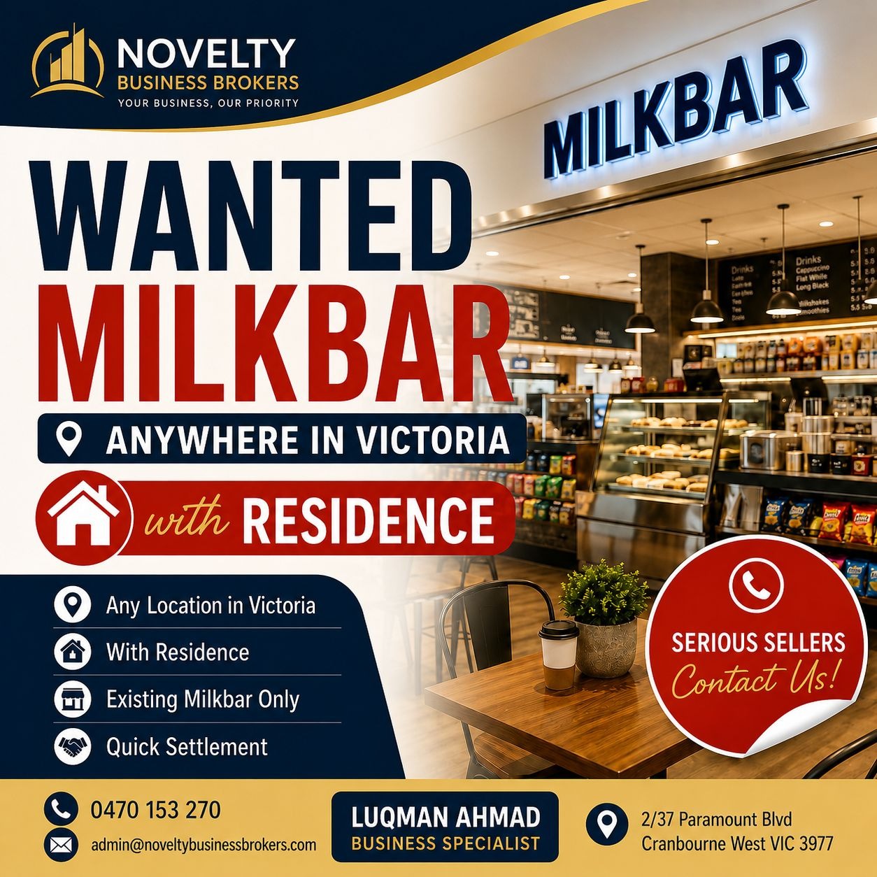 Wanted Milkbar